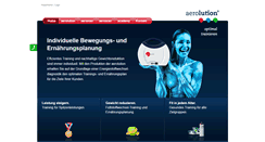 Desktop Screenshot of aerolution.de