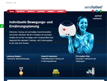 Tablet Screenshot of aerolution.de